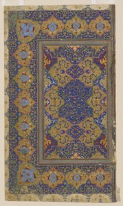 الورقة من القرآن "ج ، 1550-70 بواسطة المدرسة الفارسية