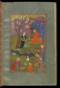 جمشيد وخورشيد ، c.1600 بواسطة المدرسة الفارسية