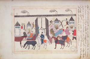 توقف في Caravan Seraglio بواسطة المدرسة الفارسية