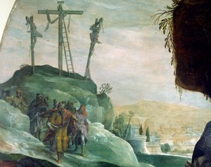 الجلجلة ، تفاصيل من ترسب من الصليب بواسطة بيتر كانديد (1548-1628) ، زيت على قماش ، 294 × 177 سم بواسطة بيتر (1548-1628) صريح
