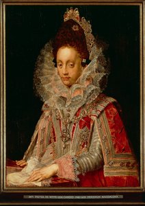 Portrait of the Duchess Magdalena, c.1613 (oil on panel) بواسطة بيتر كانديد