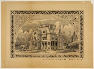 NC Thompson House ، روكفورد ، إلينوي ، منظور