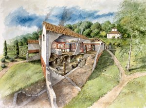 فيلا Lullingstone الرومانية ، القرن الرابع ، c1990-2010