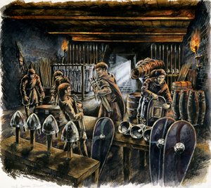 قديم Sarum Great Tower Basement، c1130، c1990-2010