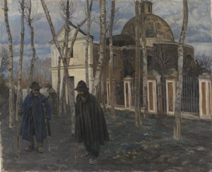 المتسولون خارج S. Giuliano ، بالقرب من بومبي. 1904-05