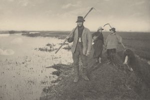 العودة إلى الوطن من الأهوار ، 1886. المؤلفون: الدكتور بيتر هنري إيمرسون ، توماس فريدريك جودال. بواسطة بيتر هنري ايمرسون ، توماس فريدريك جودال