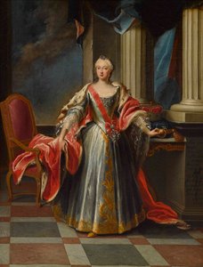 صورة ماريا آنا صوفيا ساكسونيا 1728-1797 ، ناخبة بافاريا.