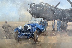 Able Mable and the Blue Lagonda (زيت على قماش) بواسطة بيتر ميللر