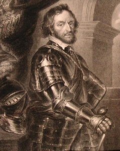 صورة لتوماس هوارد (1585-1646) إيرل أروندل الثاني أو الرابع عشر ، من "لوحات لودج البريطانية" بواسطة بيتر بول (بعد) روبنز