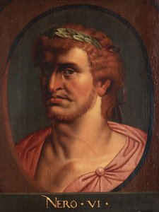 صورة لنيرون (صورة تمثال نصفي لنيرون). Neron on Crassus Dives (37-68) Empereur يظل زوج Nero من Rubens ، Peter Paul