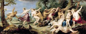ديانا وحورياتها فوجئ بها Fauns، 1638-40
