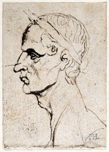 Julius Caesar, from ten drawings of eight of the first twelve Caesars, after Giovanni da Cavino