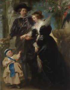 روبنز ، وزوجته هيلينا فورمينت 1614-1673 ، وابنهم فرانس 1633-1678 ، كاليفورنيا. 1635. بواسطة بيتر بول روبنز