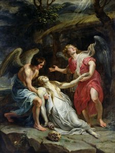 القديسة مريم المجدلية في نشوة ، 1616-1625. بواسطة بيتر بول روبنز