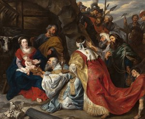العشق من المجوس - بيتر بول روبنز (1577-1640). زيت على قماش ، ج. 1620. الأبعاد: 235 × 277.5 سم. متحف الأرميتاج ، سانت بطرسبرغ