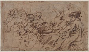 عيد هيرودس المستقيم تومريس مع رأس سايروس بالعكس ، ج. 1637-1638. بواسطة بيتر بول روبنز