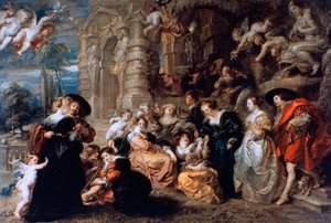 حديقة الحب ، c1630 بواسطة بيتر بول روبنز