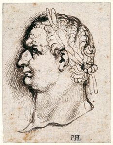 Titus, from ten drawings of eight of the first twelve Caesars, after Giovanni da Cavino