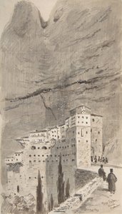 دير ميغا سبيليون ، اليونان ، 1896. بواسطة بيتر توفت