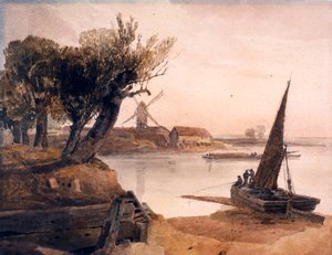 على نهر Witham (مرحاض على ورق منسوج)