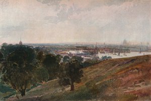 التايمز من غرينتش هيل ، c1820 بواسطة بيتر دي وينت