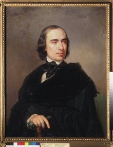 صورة للمؤرخ تيموفي جرانوفسكي (تيموفي جرانوفسكي) (1813-1855). Peinture de Pyotr Zakharovich Zakharov Chechenets (Zakharov-Chechenets) (1816-1846) ، huile sur toile بواسطة بيتر زاخاروفيتش زاخاروف الشيشان