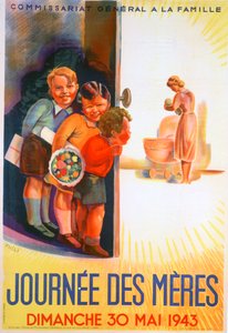 "عيد الأم ، الأحد 30 مايو 1943" ، 1943. بواسطة فيلي