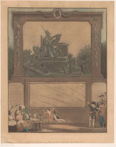 Allegory op de Franse Grondwet van 1791 تقويم وطني مخصص لأصدقاء الدستور بواسطة فيليبيرت لويس ديبوكورت