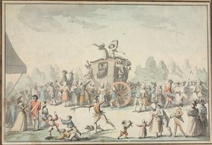 مشهد الكرنفال بواسطة Philibert-Louis Debucourt