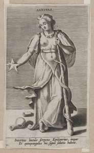 سانيتاس ، من بروسوبوجرافيا ، كاليفورنيا. 1585-90. ، كاليفورنيا. 1585-90. بواسطة فيليب جالي