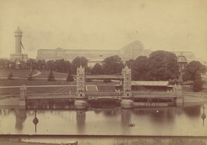 تقدم كريستال بالاس في سيدنهام ، 1854. بواسطة فيليب هنري ديلاموت