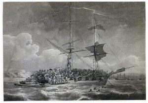 بورتريه لبريج فرنسي (طوب)، لا شيفريت (غير مؤكد). رسمها بالحبر فيليب جاك دي لوثربورغ (1740-1812). بواسطة فيليب جيمس دي (1740 1812) لوثيربورغ