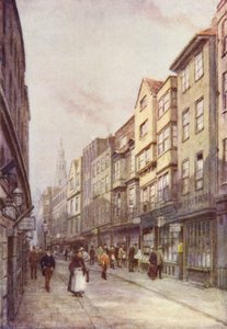 شارع هوليويل ، ستراند ، باتجاه الشرق ، 1900 بواسطة فيليب نورمان