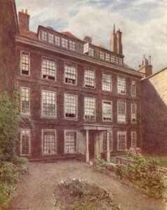 No 10 Nevills Court، Fetter Lane، 1891 بواسطة فيليب نورمان