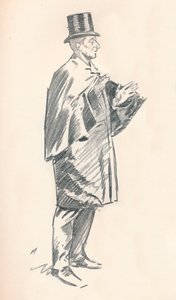 رسم بالقلم الرصاص من قبل فيل مايو ، القرن التاسع عشر 1903-1904