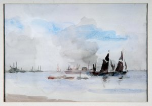 التايمز بارجس ، جرينهيث بواسطة Philip Wilson Steer