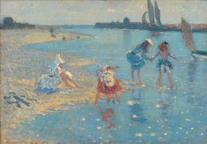 Walberswick ، أطفال التجديف ، 1891