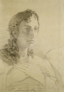 رأس وأيدي القديس يوحنا 1806 (طباشير وفحم على ورق) بواسطة فيليب أوتو رونج