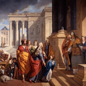 تقدمة السيدة العذراء ، 1639-1640. بواسطة فيليب دي شامبين