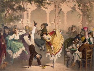 Le Quadrille a Bullier (حجر ملون)