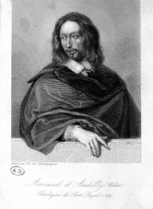روبرت أرنو دانديلي (1589-1674) ، عالم اللاهوت في بورت رويال ديه تشامبس (بورت رويال دي تشامب). نقش بواسطة Ph. de Champagne. بواسطة فيليب دي (بعد) شامبين