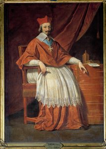 صورة بالحجم الكامل للكاردينال ريشيليو (1585-1642) لوحة لفيليب دي شامبين (1602-1674) بواسطة فيليب دي شامبين