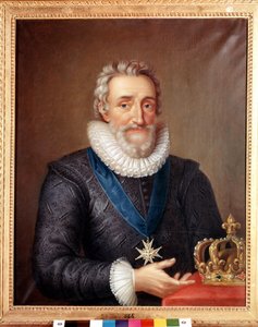 صورة لهنري الرابع (1553 - 1610) ، ملك فرنسا. اللوحة لفيليب دي شامبين. متحف ستوكهولم الوطني بواسطة فيليب دي شامبين