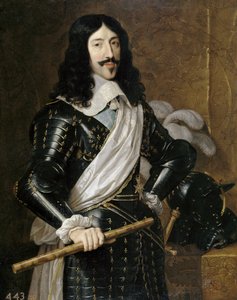 صورة لويس الثالث عشر ملك فرنسا (1601-1643) بواسطة شامبين ، فيليب ، دي (1602-1674) بواسطة فيليب دي شامبين