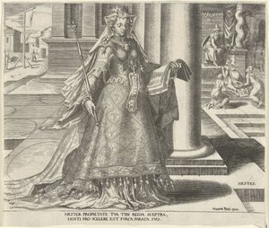 استير هيستر (العنوان على الكائن) ثماني نساء مشهورات في العهدين القديم والجديد (عنوان السلسلة) بواسطة مارتن فان هيمسكرك