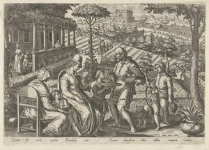 Jacht op de grasmus Jachttaferelen (عنوان المسلسل) وفيه كل نوع من الصيد والطيور وصيد الأسماك (عنوان السلسلة) بواسطة جان فان دير سترايت
