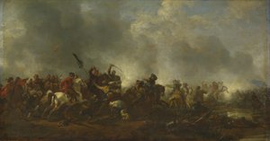 الفرسان يهاجمون المشاة ، 1656-1668 بواسطة فيليبس Wwwerman