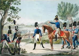 الإمبراطورية الملكية النمساوية الجديدة Pontonniers بعد حروب نابليون ، حوالي 1820 (لون ليثو) بواسطة فيليب فون (بعد) ستوبنراوخ