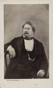 المؤلف الكسندر دوما والد 1802-1870 ، 1870. بواسطة استوديو الصور Duroni and Murer.