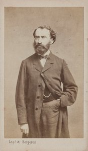 صورة للملحن بروسبر باسكال 1825-1880 ، ج. 1875. بواسطة استوديو الصور Legé and Bergeron.